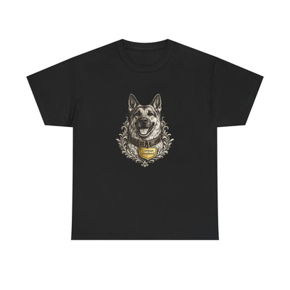 German Shepherd Ink Illustration T-Shirt | Eco-Limited