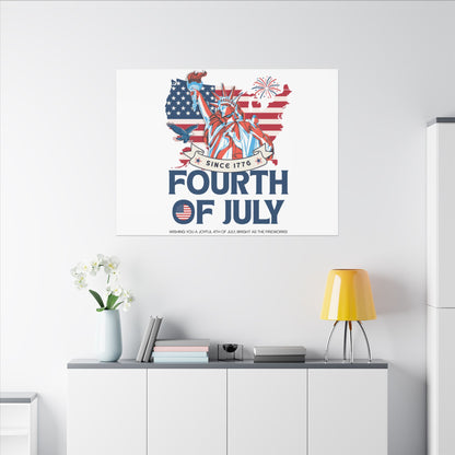 Fourth of July Canvas Wall Art