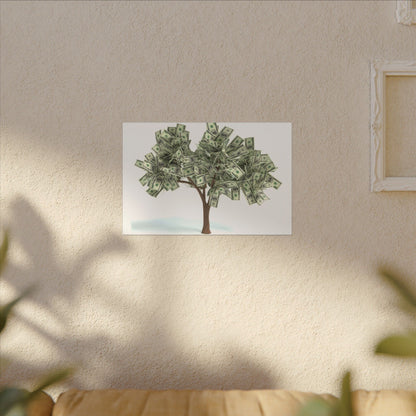 Money Tree Canvas Wall Art Canvas