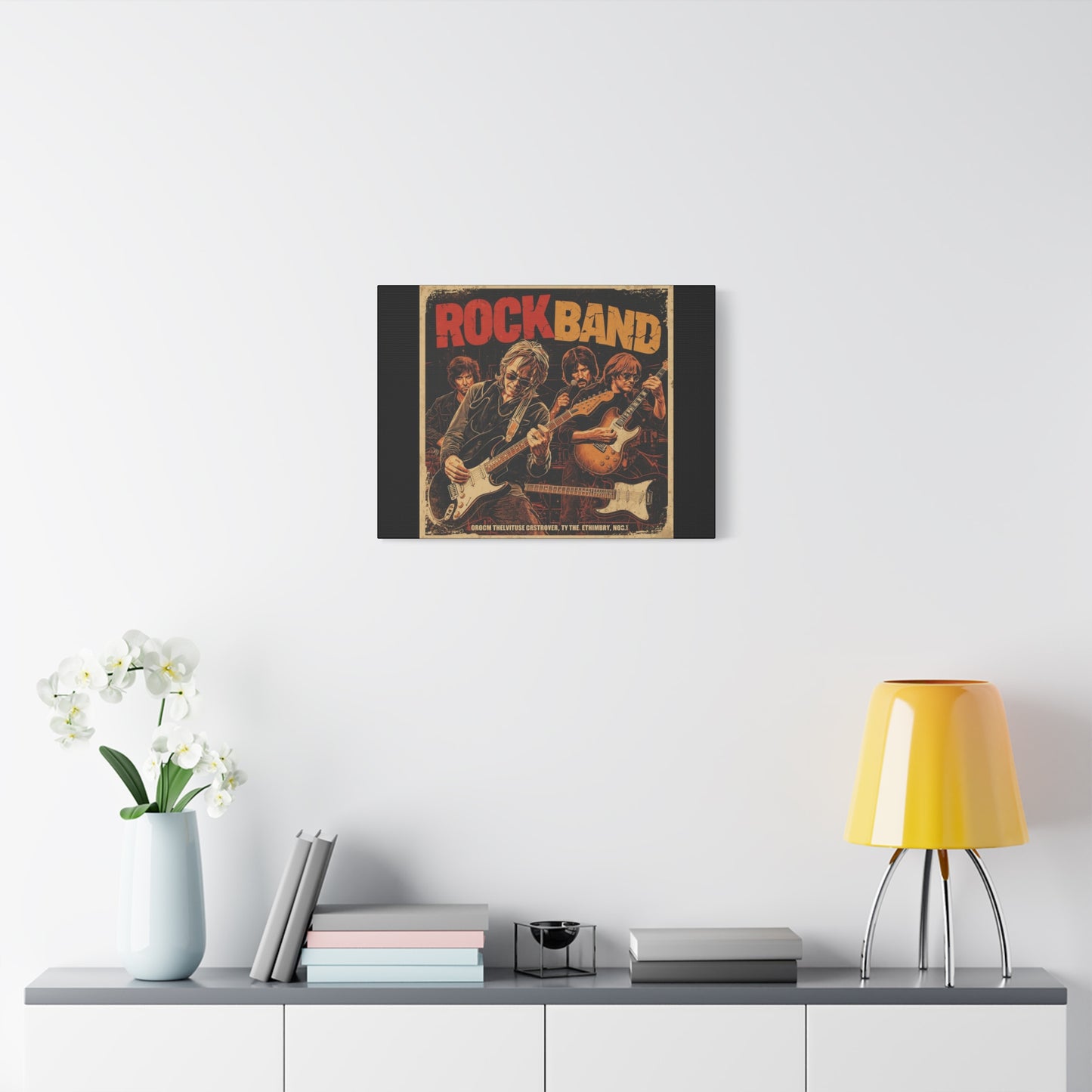 Rock Band Vintage Canvas Wall Art | Eco - Limited