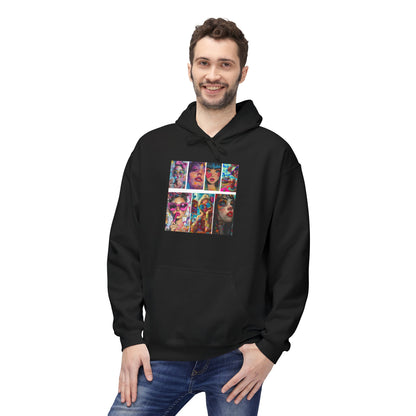 Color Pop Fashion Art Graphic Hoodie | Eco-Limited