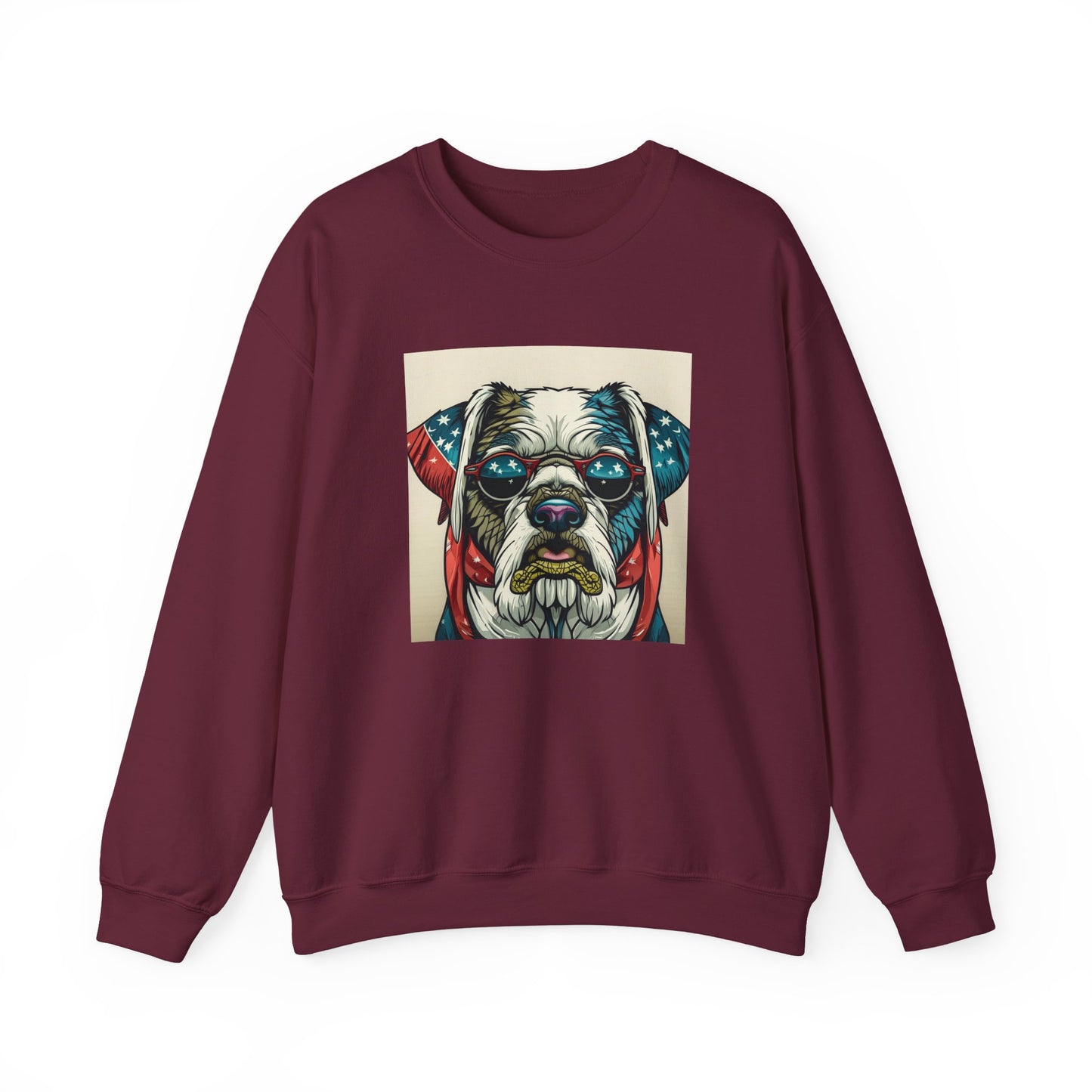 Patriot Dog Portrait Sweatshirt | Eco - Limited