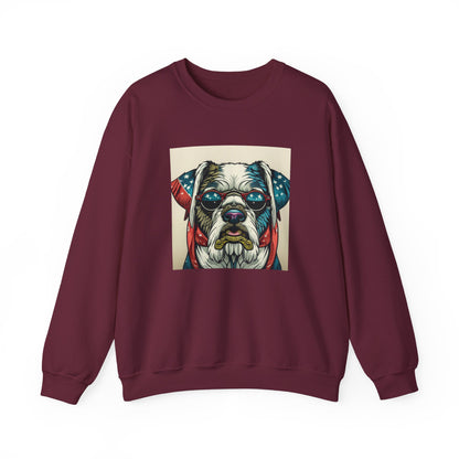 Patriot Dog Portrait Sweatshirt | Eco - Limited