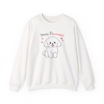 You're Awesome Puppy Graphic Sweater | Eco-Limited