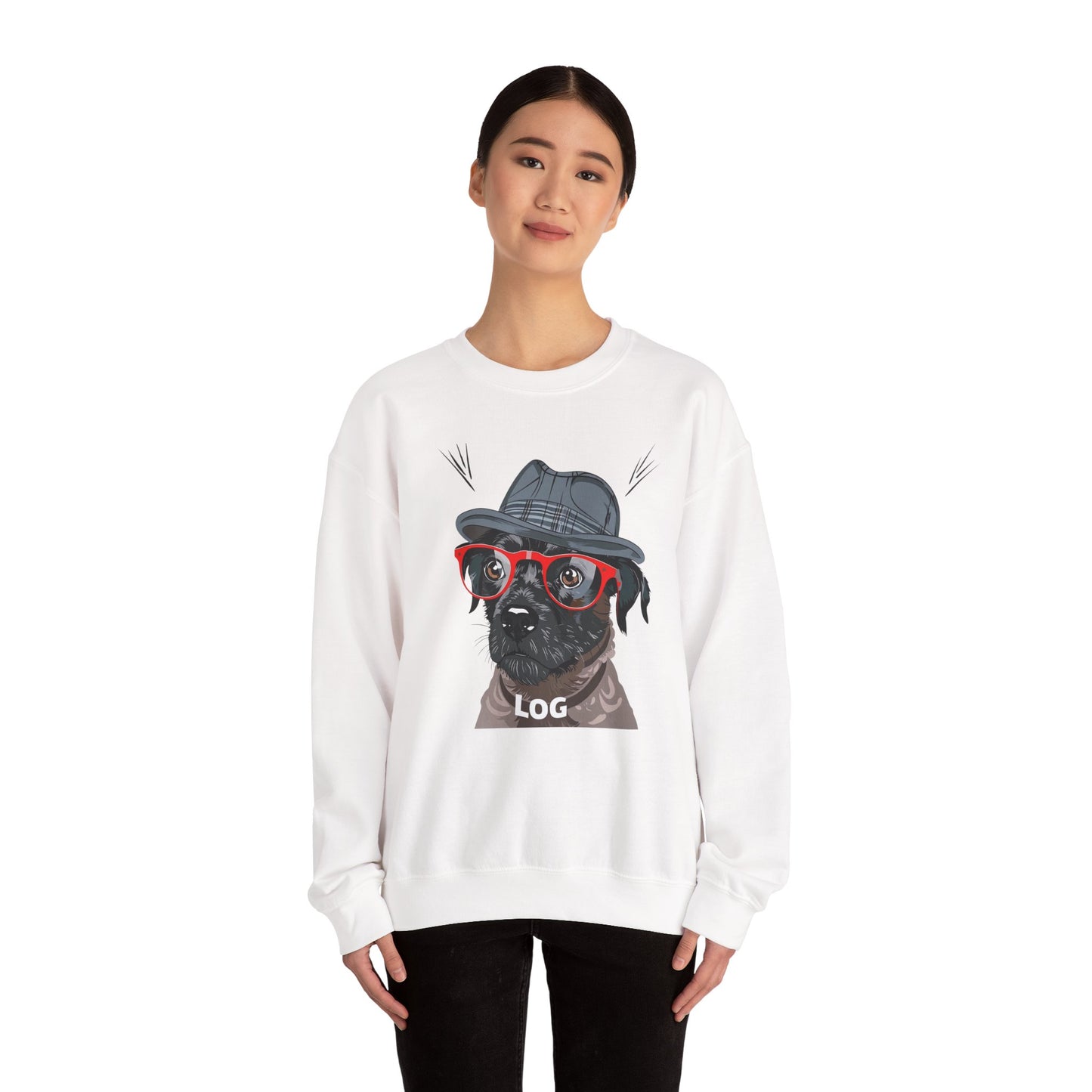 LOG Street Dog Art Sweatshirt | Eco-Limited