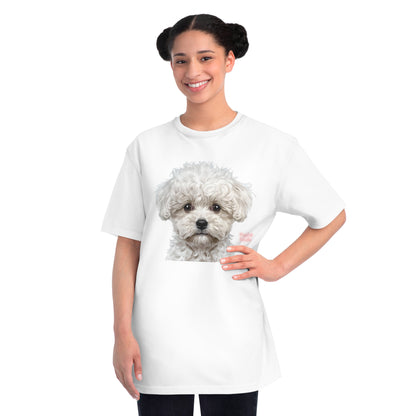 Organic Poodle Portrait T-Shirt | Organic-Limited