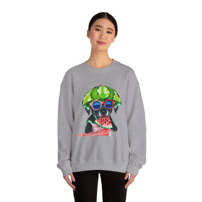 Dog in Helmet & Sunglasses Sweatshirt|Eco-Friendly - Limited
