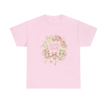 Sweet Lovely Floral LOVE T-Shirt | Eco-Limited