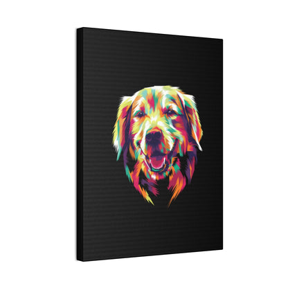 Color Burst Golden Smile Canvas | Eco-Limited