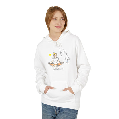 Healthy Lifestyle Illustration Hoodie | Eco-Limited