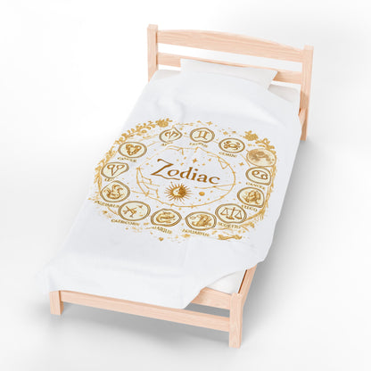 Golden Zodiac Astrology Blanket | Eco-Limited