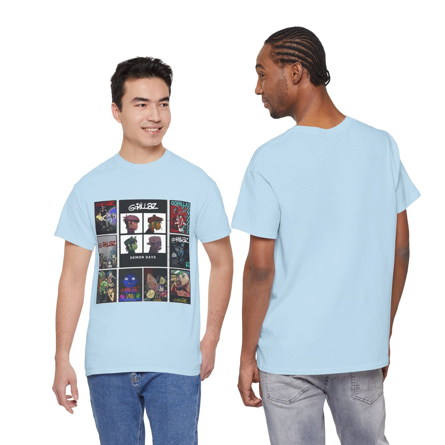 Animated Band Collage Street Art Graphic Tee | Eco-Limited