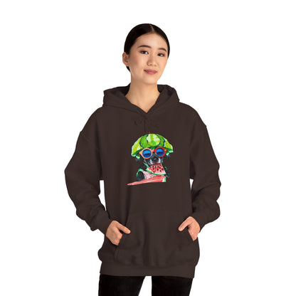 Cute Watermelon Pup Graphic Hoodie|Eco-Friendly - Limited
