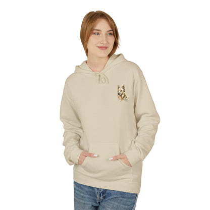 German Shepherd Portrait Hoodie | Eco-Limited
