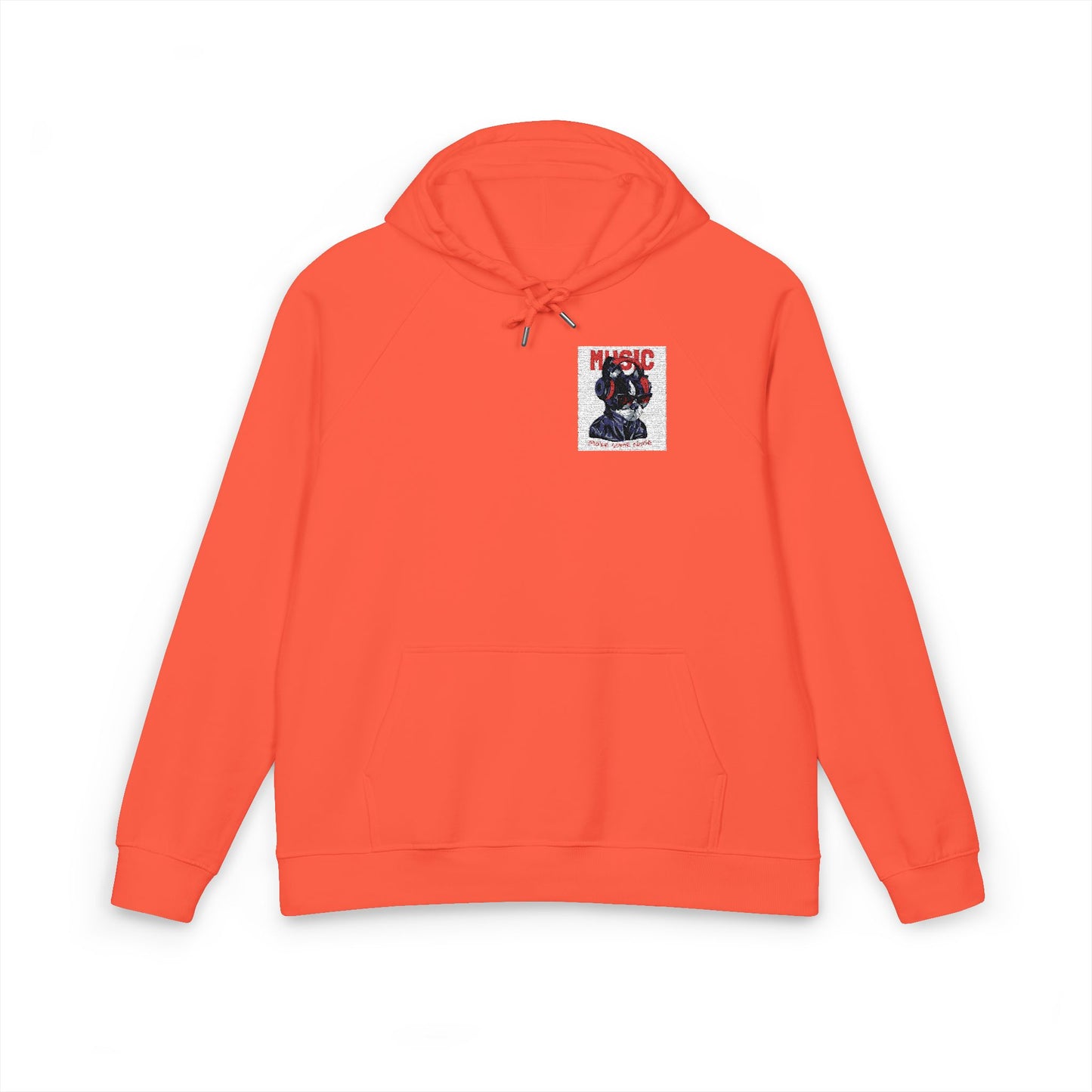 Organic Music Dog Graphic Hoodie | Organic-Limited