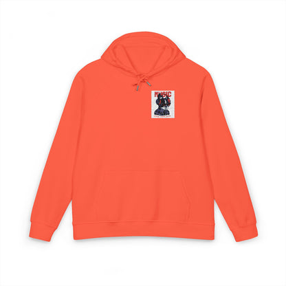 Organic Music Dog Graphic Hoodie | Organic-Limited