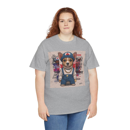 Lucky Street Pup Art T-Shirt | Eco-Limited