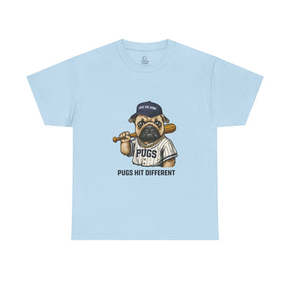 Pugs Hit Different T-Shirt | Eco-Limited