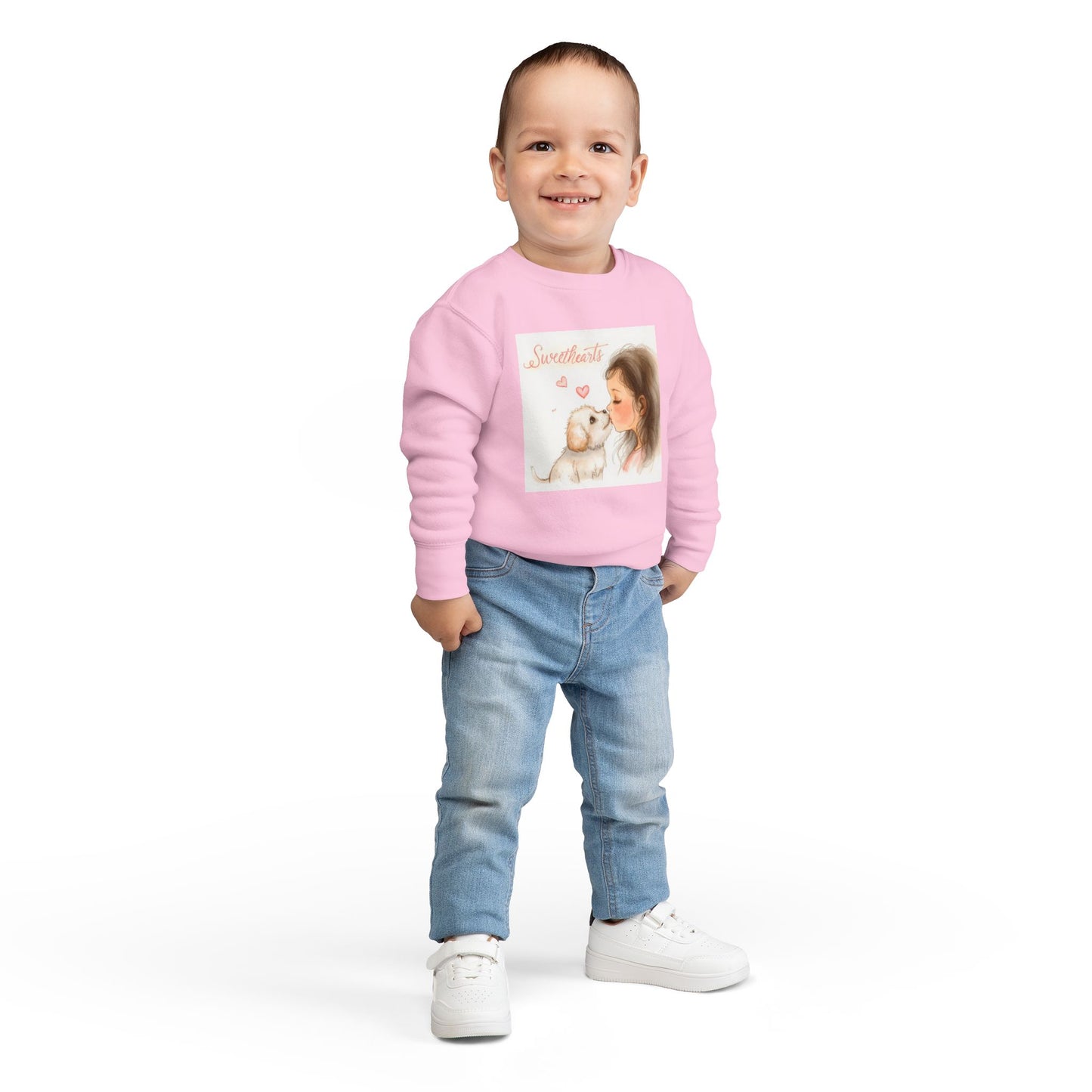 Sweethearts Puppy Moment Children Sweater | Eco-Limited
