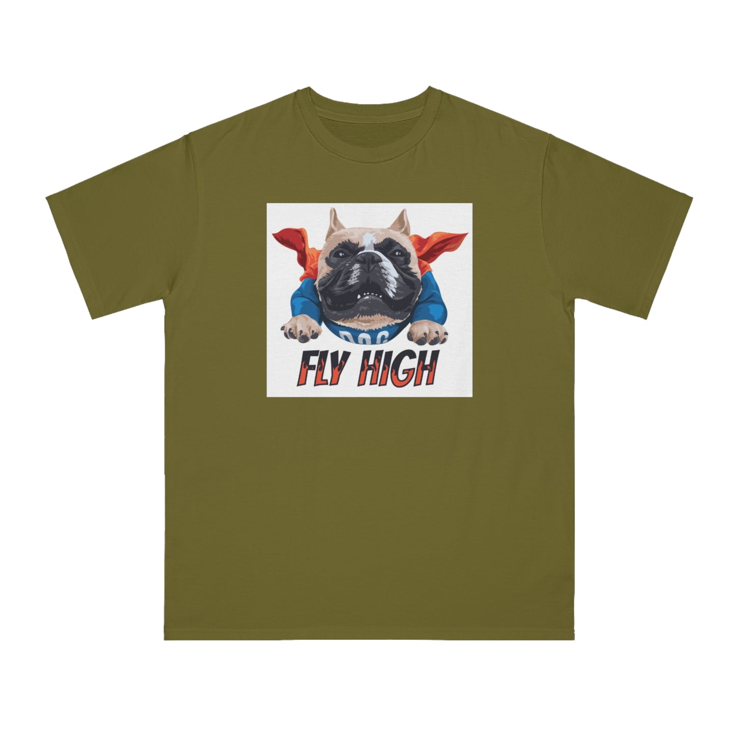 Organic Fly High Bulldog T-Shirt | Organic-Limited