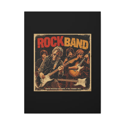 Rock Band Vintage Canvas Wall Art | Eco - Limited