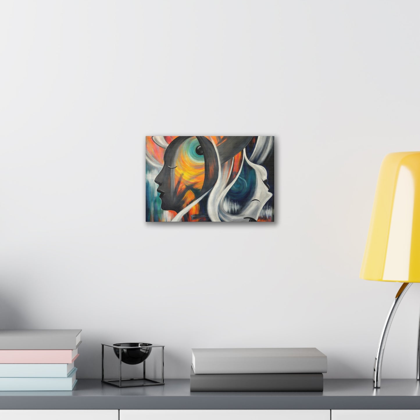 Abstract Expression Portrait Canvas | Eco-Limited