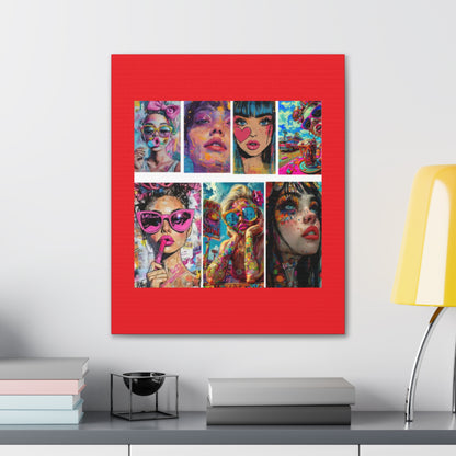 Pop Art Muse Canvas | Statement Wall Art