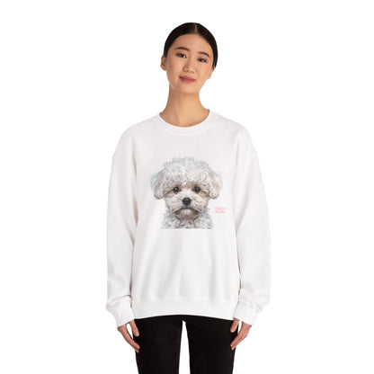 Poodle Portrait Graphic Sweater | Eco-Limited