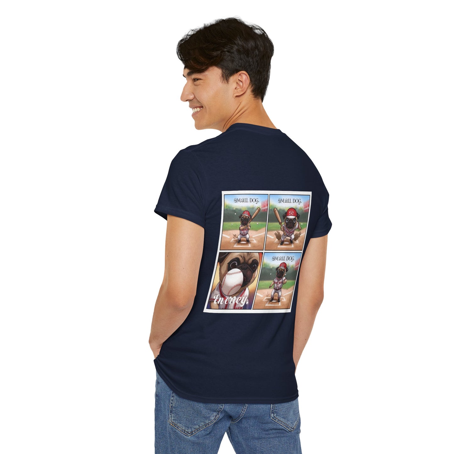 Small Dog Big Energy T-Shirt | Eco-Limited