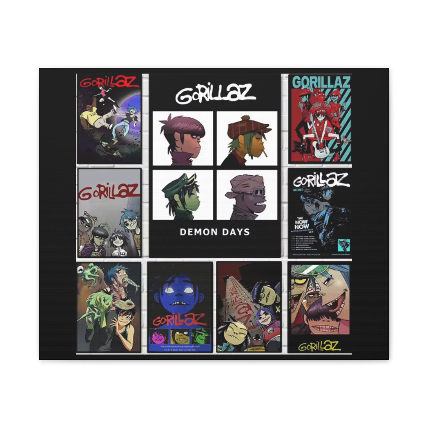 Pop Culture Icons Collage Canvas | Art Edition