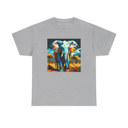 Colorful Elephant Art T-Shirt | Eco-Limited