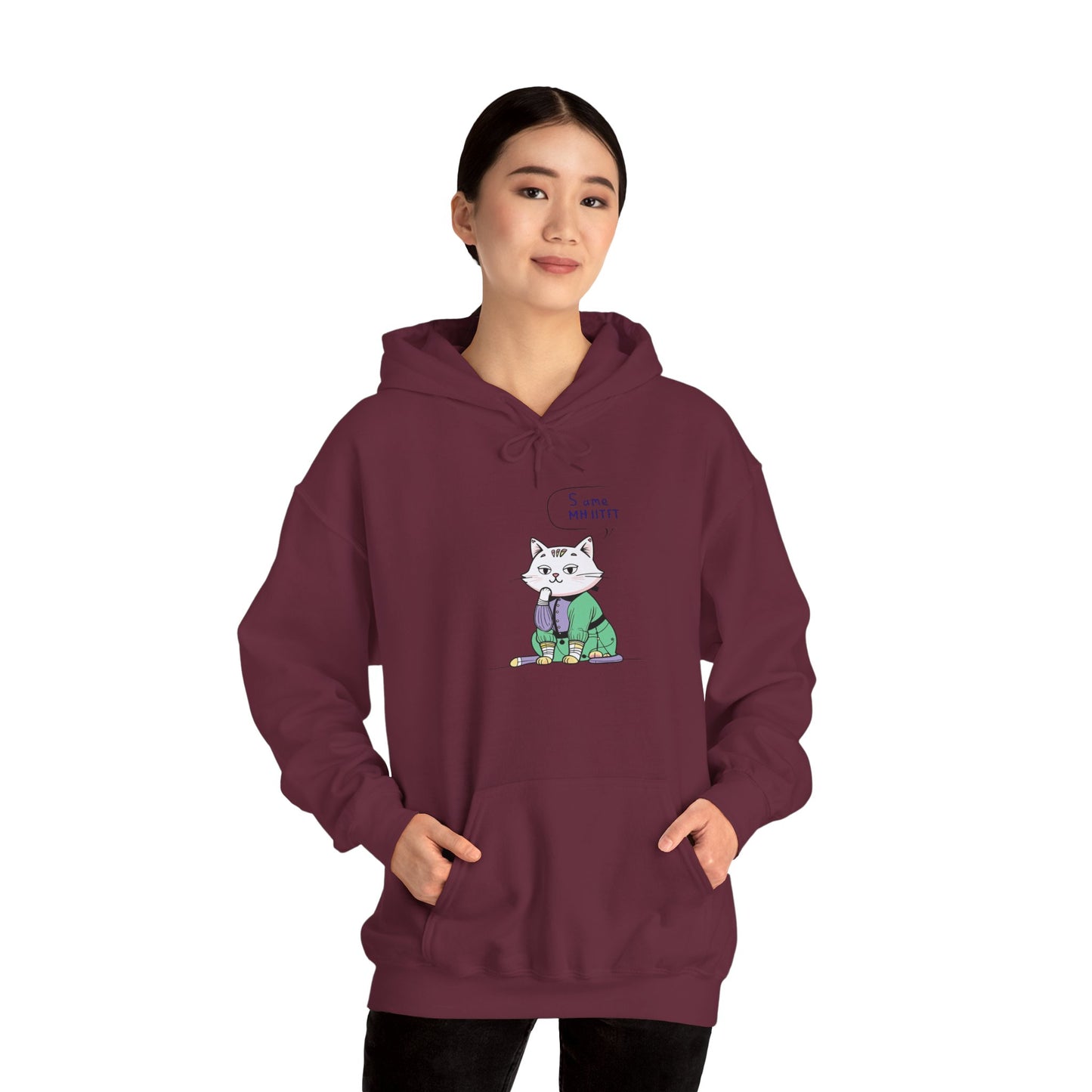 Chill Cat Street Art Hoodie | Eco-Limited