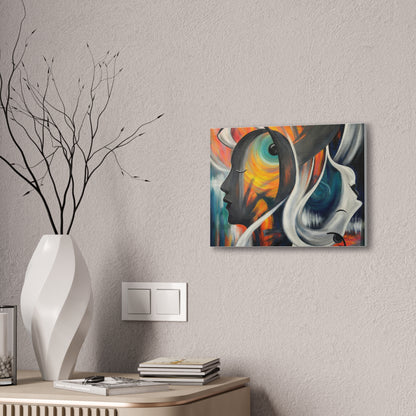 Abstract Expression Portrait Canvas | Eco-Limited