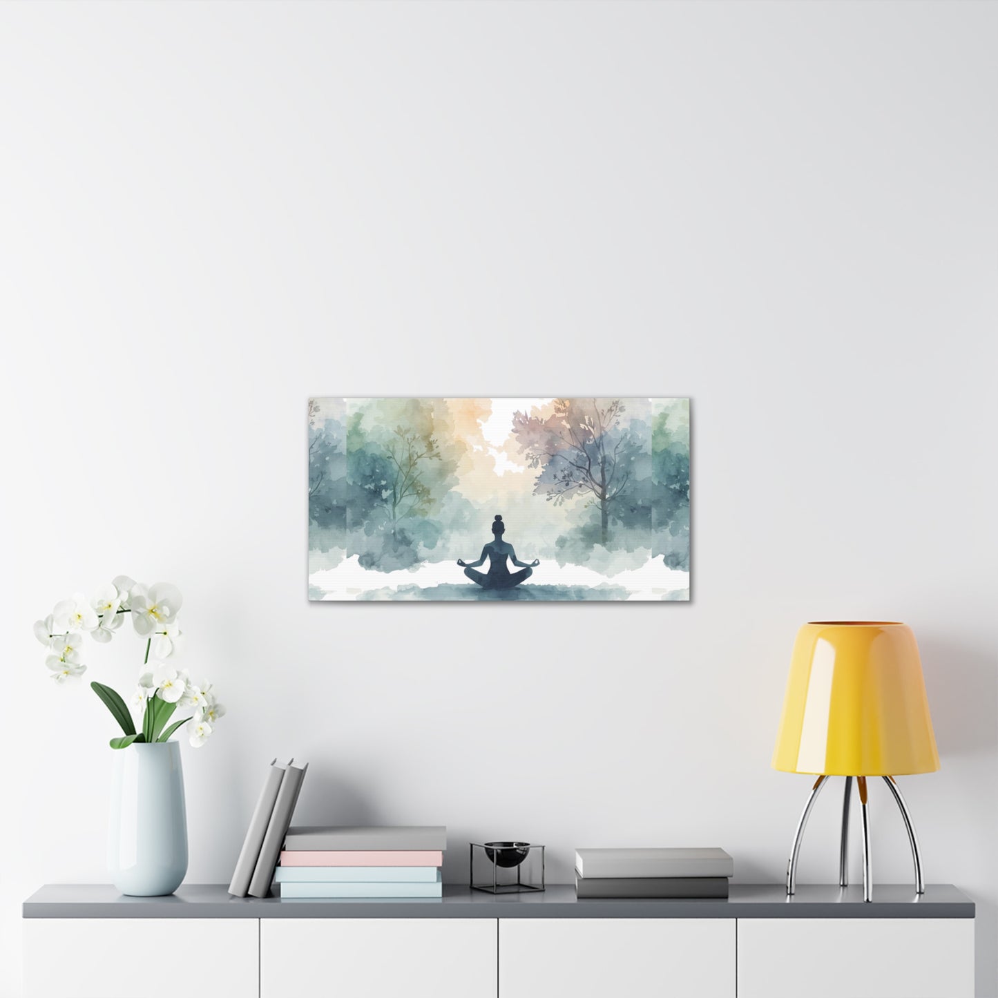Peace Within Meditation Canvas Wall Art | Eco-Limited