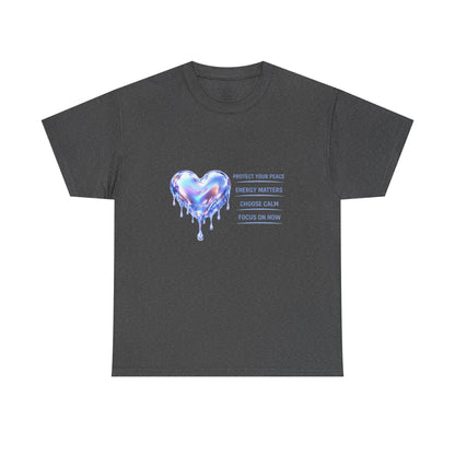 Protect Your Peace Heart T-Shirt | Eco-Limited