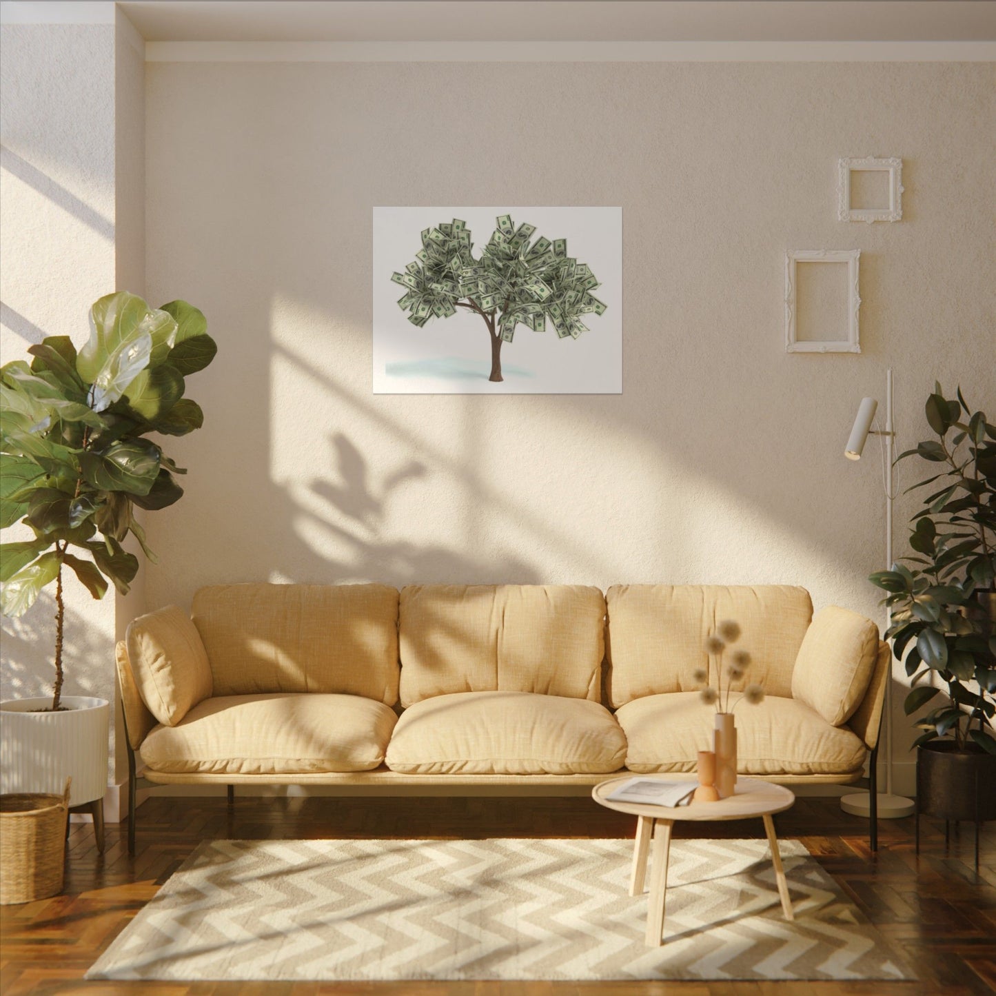 Money Tree Canvas Wall Art Canvas