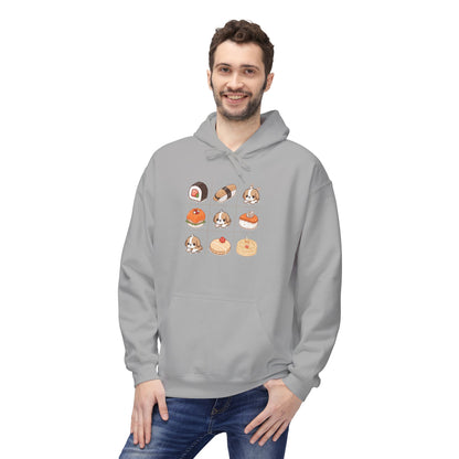 Lucky Bento Puppy Grid Hoodie | Eco-Limited