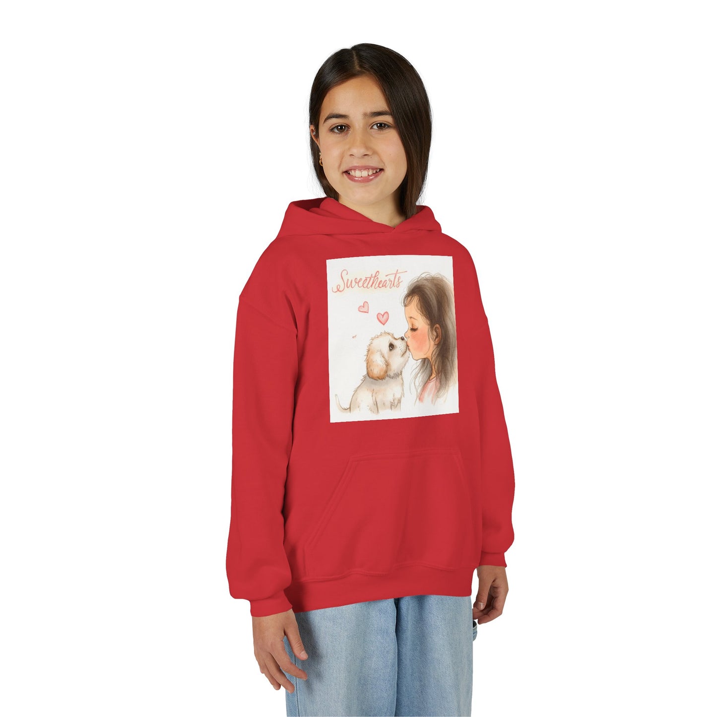Sweethearts Puppy Moment Children Hoodie | Eco-Limited