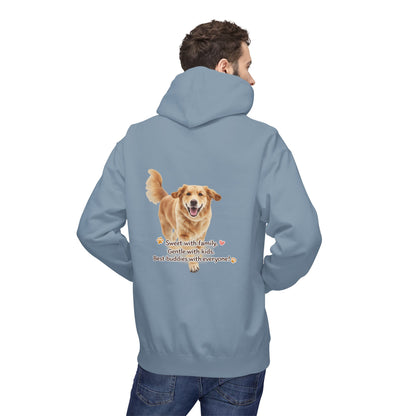 Golden Buddy Character Hoodie | Eco-Limited