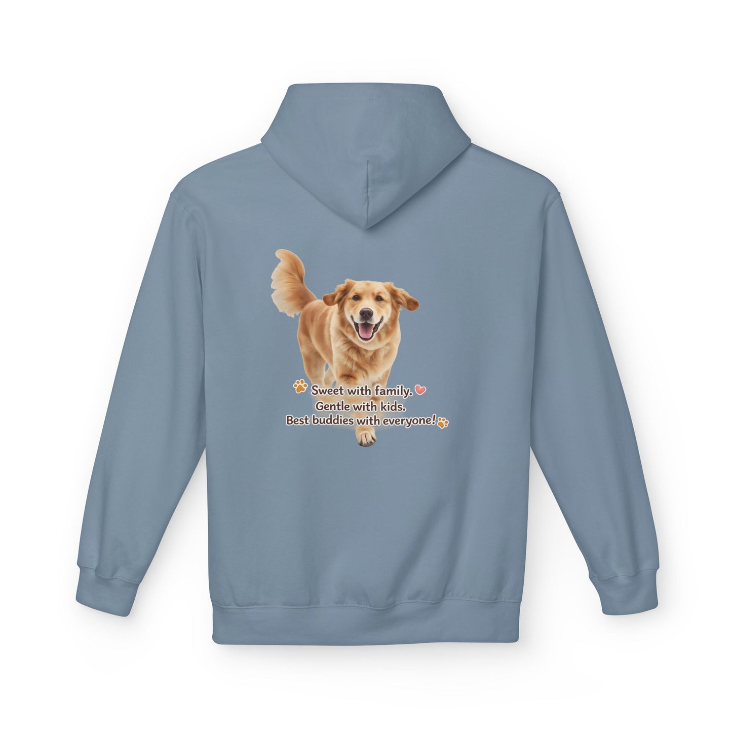 Golden Buddy Character Hoodie | Eco-Limited
