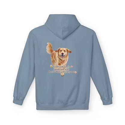 Golden Buddy Character Hoodie | Eco-Limited