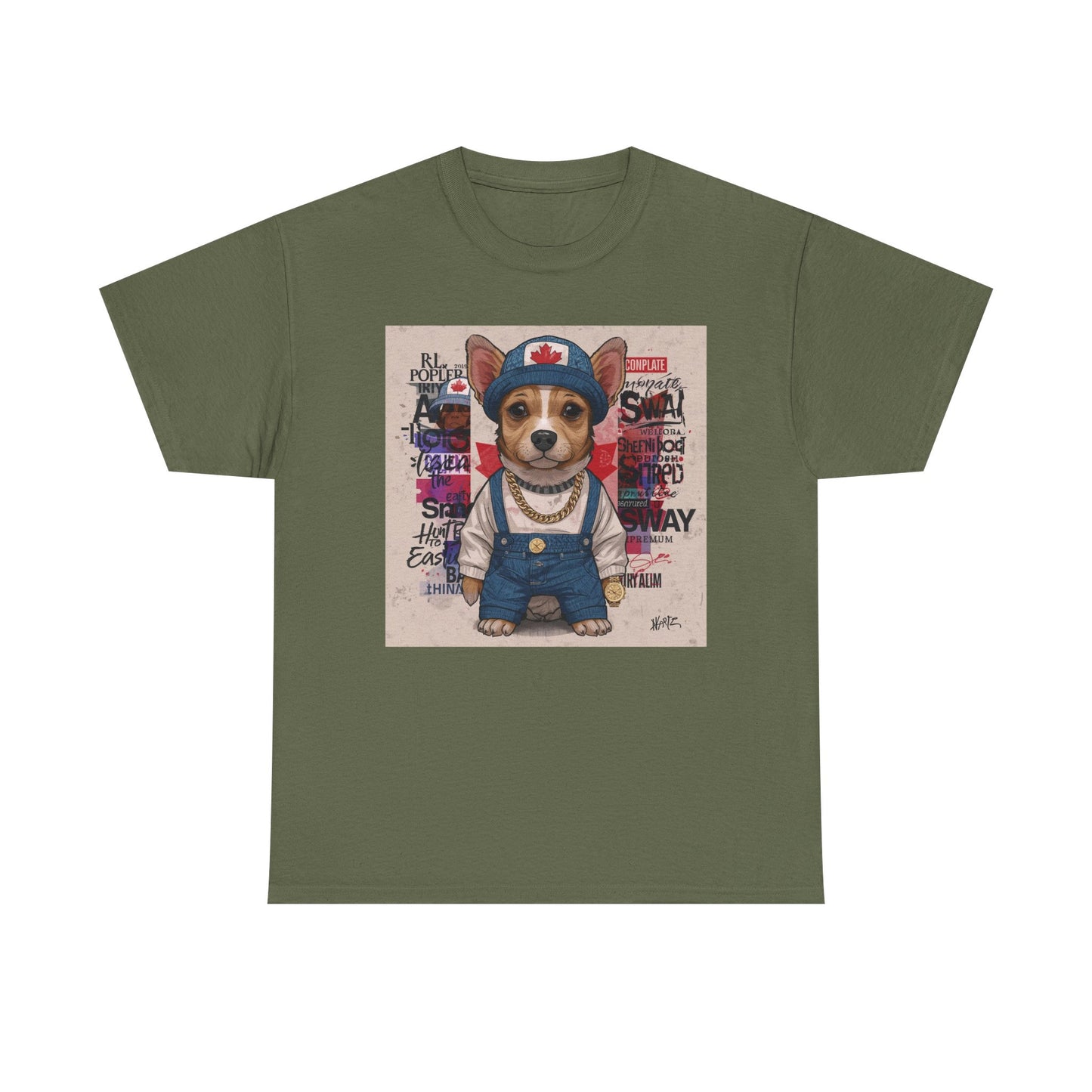 Lucky Street Pup Art T-Shirt | Eco-Limited