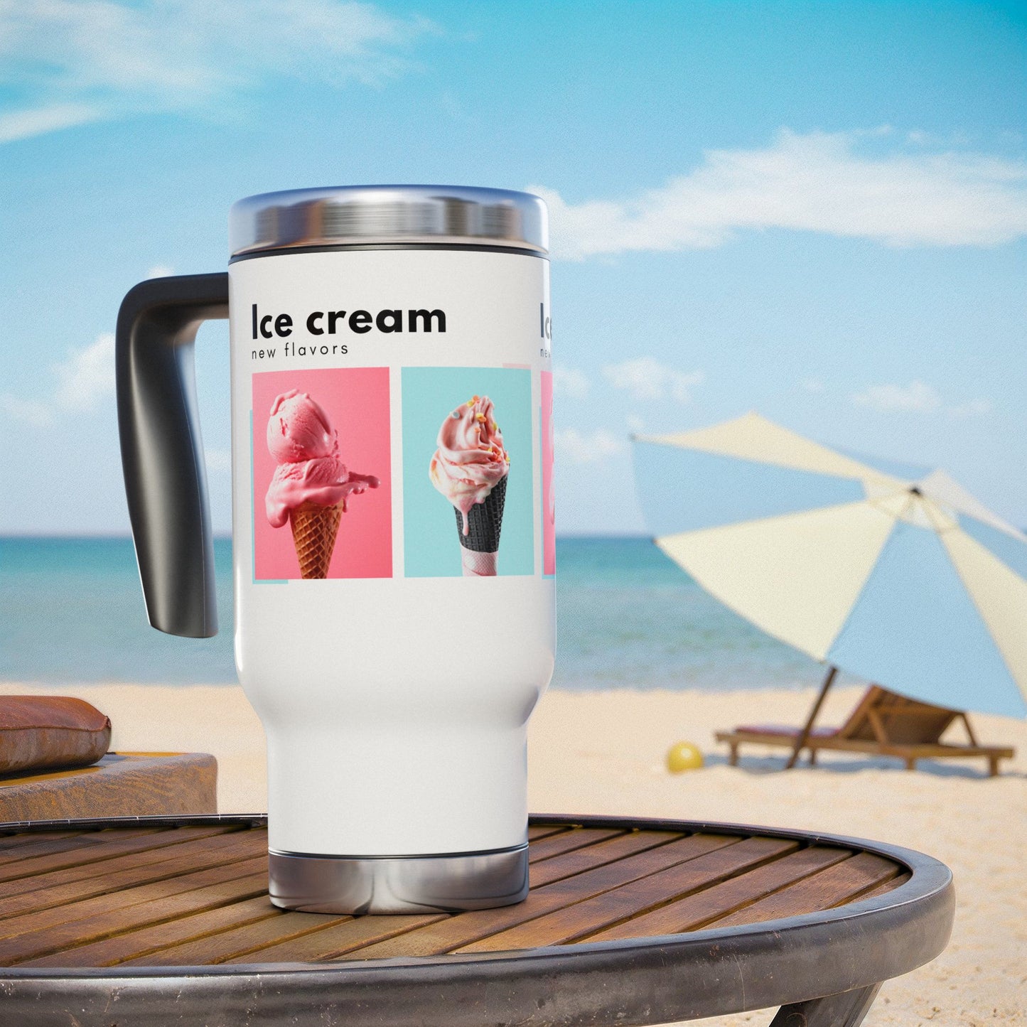 Ice Cream Graphic Travel Tumbler | Eco-Limited