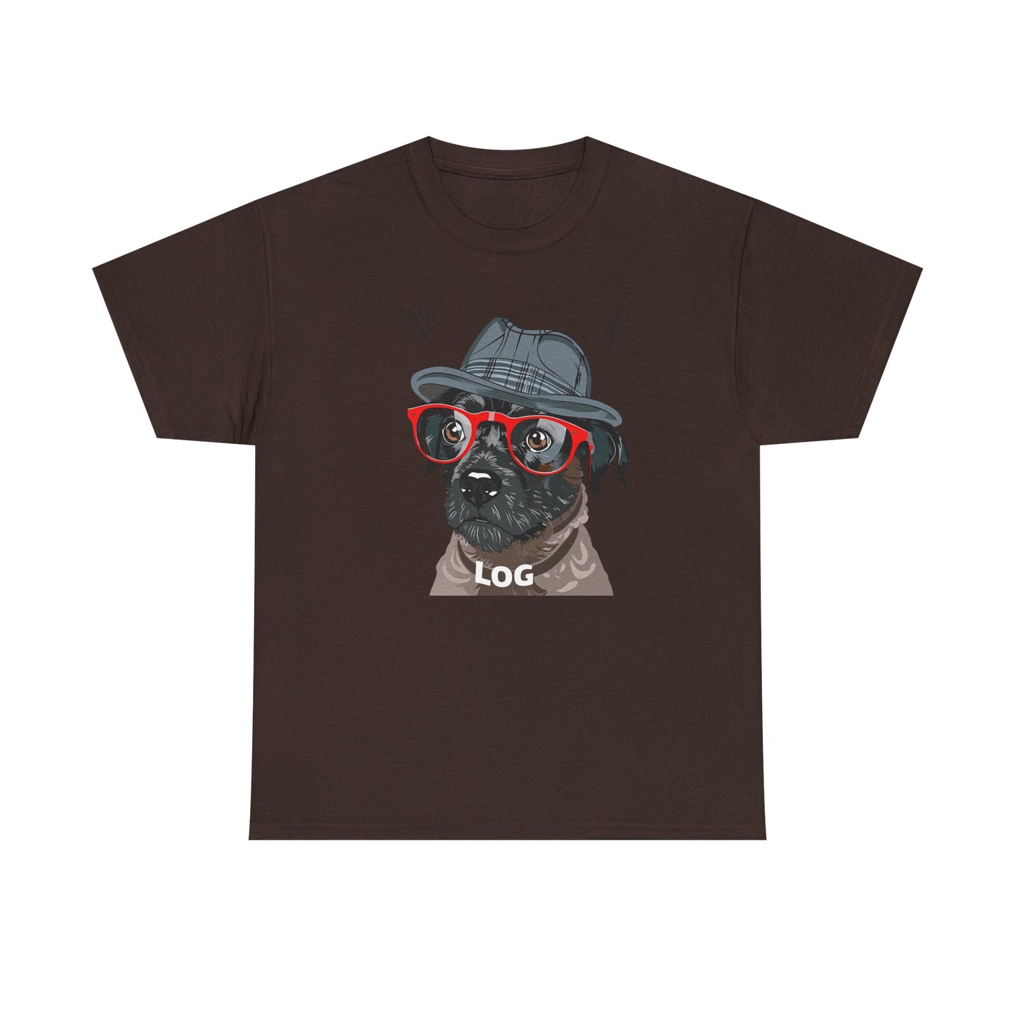 Hipster Dog Glasses T-Shirt | Eco-Limited