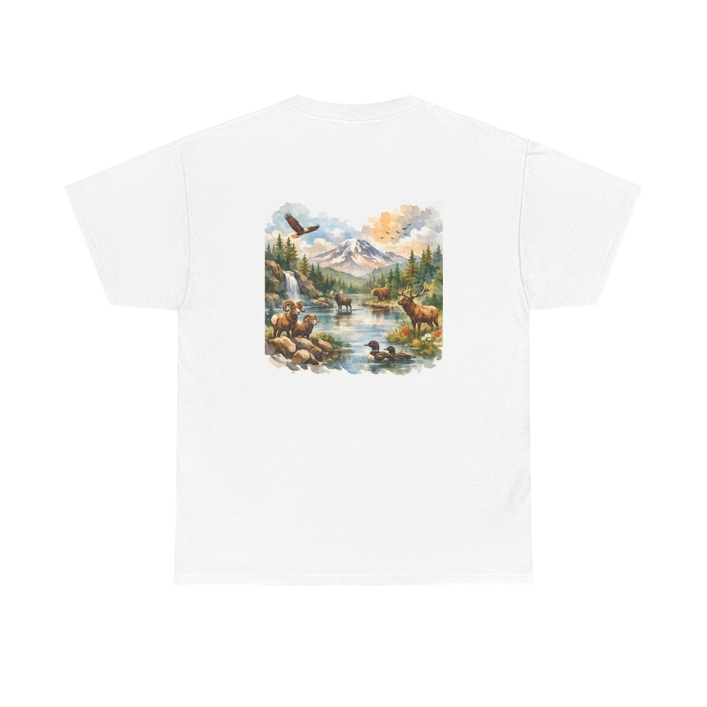Wild Nature Heritage Front &amp; Back Graphic T-Shirt | Eco - Limited