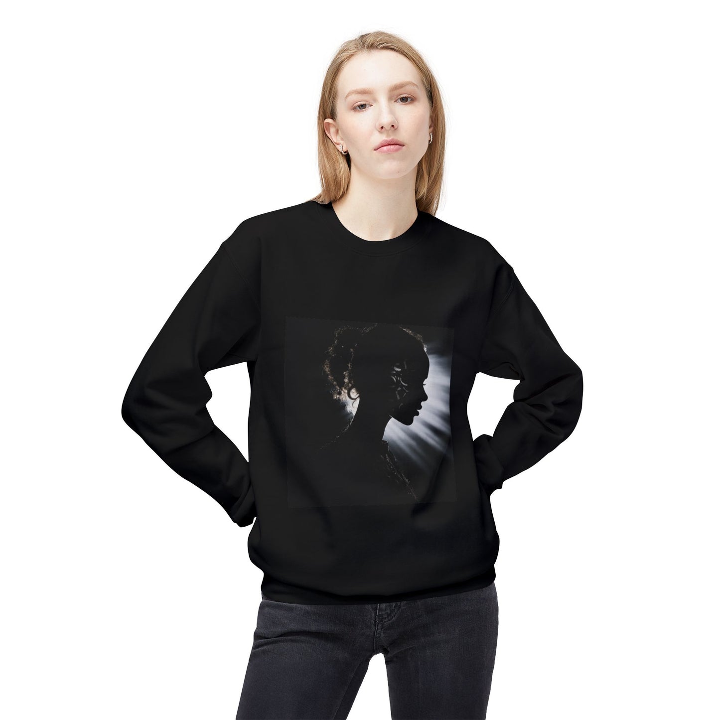 Quiet Light Portrait Sweatshirt | Eco-Limited