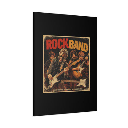 Rock Band Vintage Canvas Wall Art | Eco - Limited