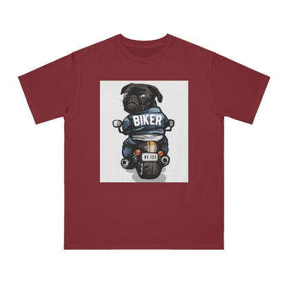Organic Biker Pug T-Shirt | Organic-Limited