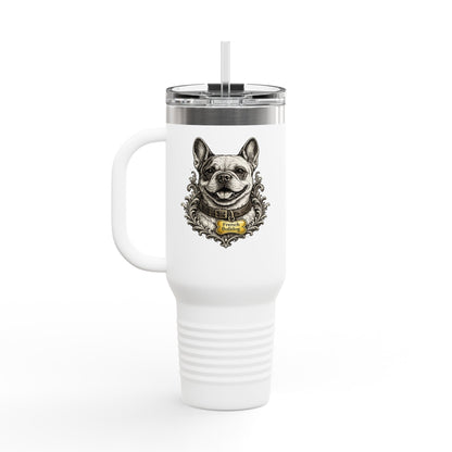 French Bulldog Emblem Stainless Steel Tumbler | Eco-Limited