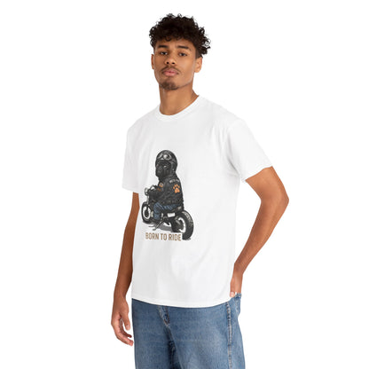 Moto Pug Born To Ride T-Shirt | Eco-Limited